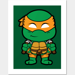 Michaelangelo Chibi Posters and Art